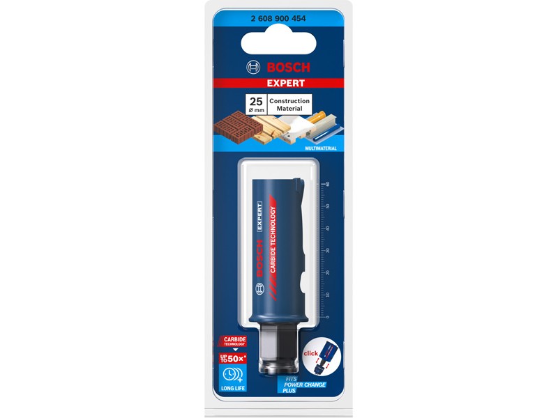 Žaga za izrezovanje lukenj Bosch EXPERT Construction Material, 25x60mm, 2608900454